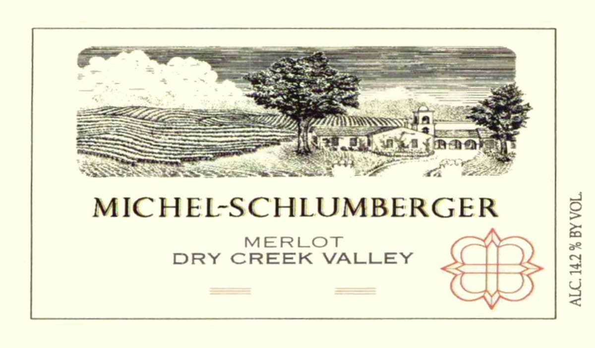 Michel-Schlumberger Merlot 2010 Front Label