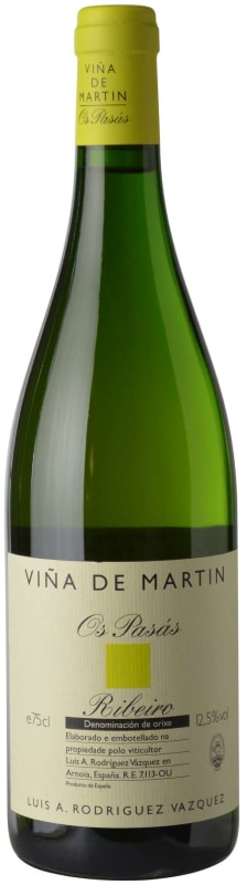 Luis A. Rodriguez Vazquez Vina de Martin Os Pasas Blanco 2015 Front Bottle Shot