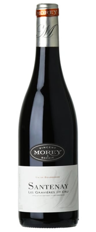Domaine Vincent & Sophie Morey Santenay Les Gravieres Premier Cru 2019 Front Bottle Shot