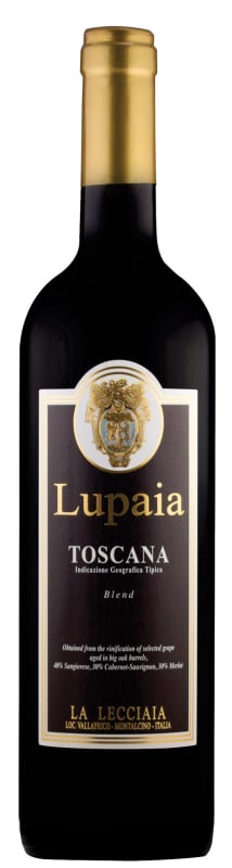 La Lecciaia Lupaia Toscano Blend 2014 Front Bottle Shot