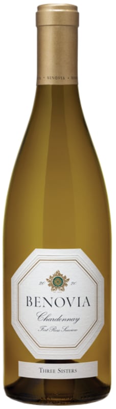 Benovia Three Sisters Chardonnay 2020 Front Bottle Shot