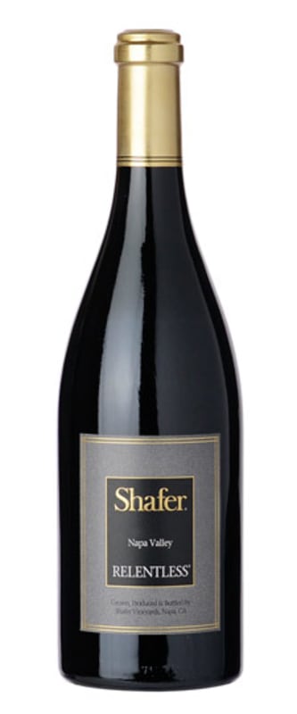 Shafer Relentless 2012 Front Bottle Shot