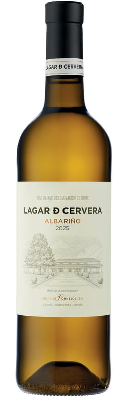 Lagar de Fornelos Lagar de Cervera Albarino 2025 Front Bottle Shot