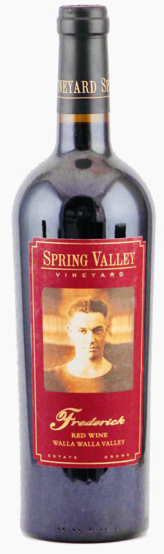 Spring Valley Frederick Estate Red 2013 Front Bottle Shot