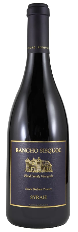Rancho Sisquoc Syrah 2014 Front Bottle Shot