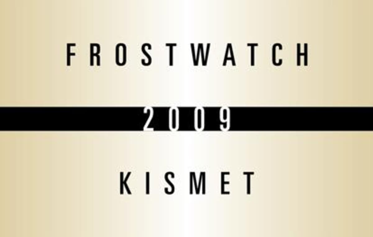 Frostwatch Vineyard and Winery Kismet Sauvignon Blanc 2009 Front Label