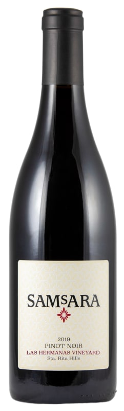 SAMsARA Las Hermanas Vineyard Pinot Noir 2019 Front Bottle Shot