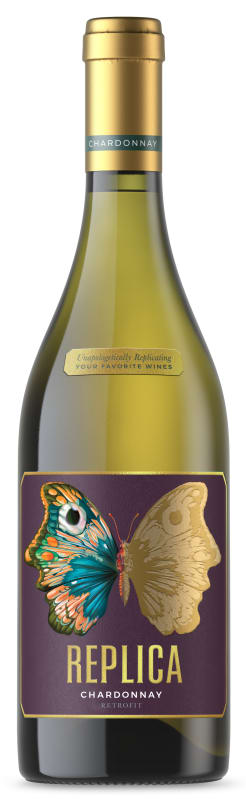 Replica Retrofit Chardonnay 2016 Front Bottle Shot