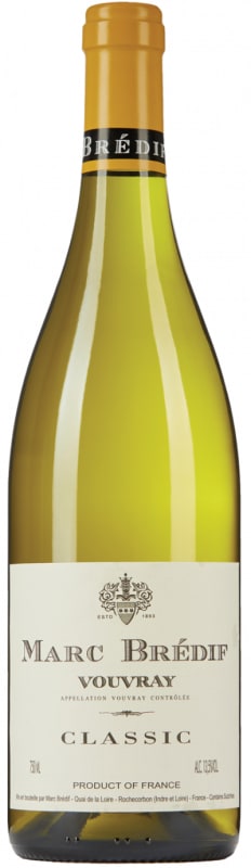 Marc Bredif Vouvray 2022 Front Bottle Shot