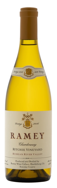 Ramey Ritchie Vineyard Chardonnay 2016 Front Bottle Shot