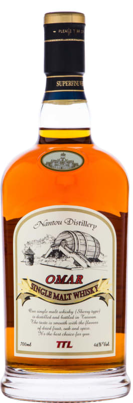 Nantou Omar Sherry Cask Single Malt Whisky Front Bottle Shot