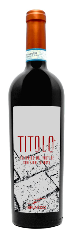 Elena Fucci Titolo Riserva Aglianico del Vulture Superiore 2020 Front Bottle Shot