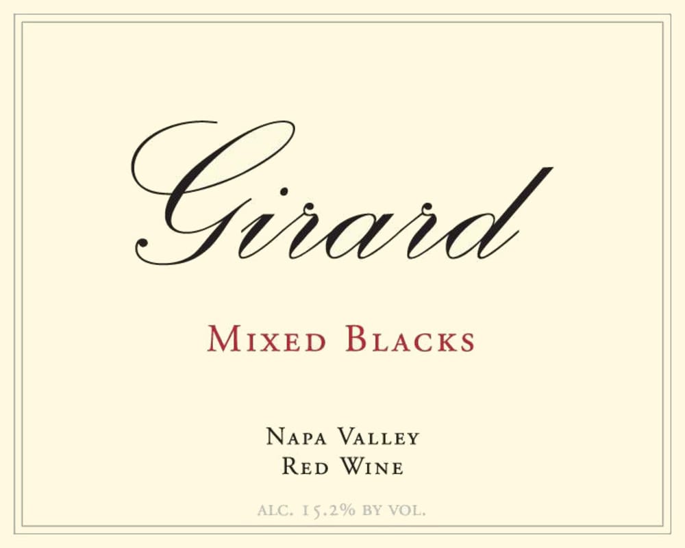 Girard Mixed Blacks 2013 Front Label
