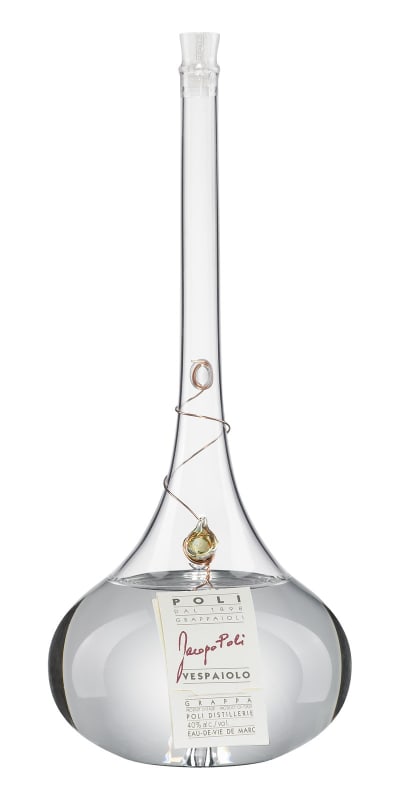 Poli Jacopo Poli Vespaiolo Grappa (375ML) Front Bottle Shot