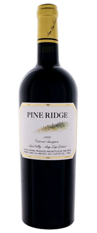 Pine Ridge Stags Leap Cabernet Sauvignon 1999 Front Bottle Shot