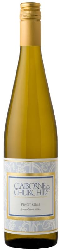 Claiborne & Churchill Pinot Gris 2022 Front Bottle Shot