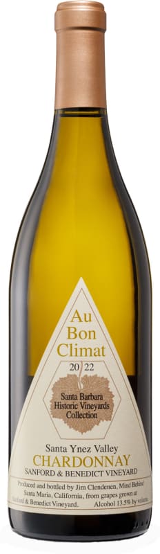 Au Bon Climat Sanford and Benedict Chardonnay 2022 Front Bottle Shot