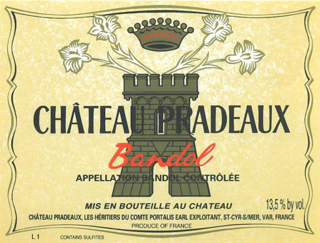 Chateau Pradeaux Bandol Rose (1.5 Liter Magnum) 2022 Front Label
