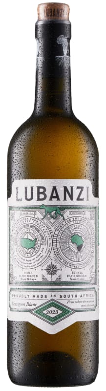 Lubanzi Sauvignon Blanc 2023 Front Bottle Shot