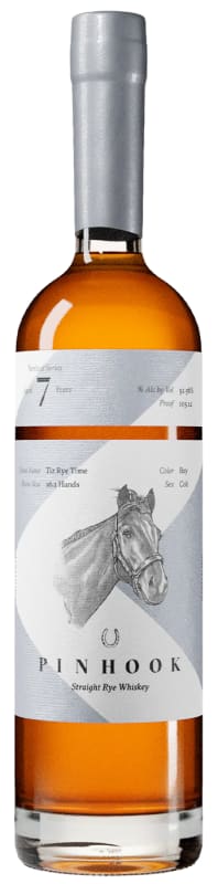 Pinhook Vertical Series Rye Straight Bourbon Whiskey 2023 Front Bottle Shot