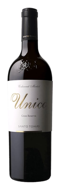 Bodegas de Santo Tomas Unico Gran Reserva Cabernet - Merlot 2020 Front Bottle Shot