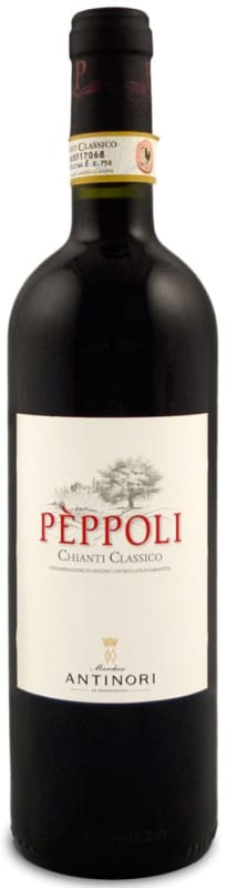 Marchesi Antinori Peppoli Chianti Classico 2016 Front Bottle Shot
