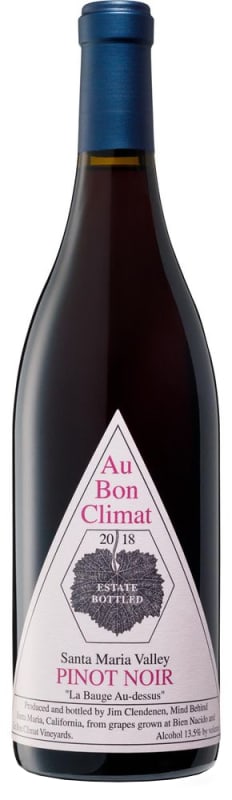 Au Bon Climat La Bauge Au-Dessus Pinot Noir 2018 Front Bottle Shot