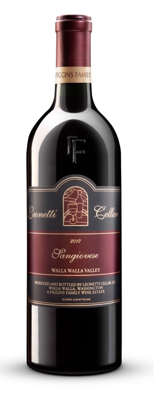 Leonetti Walla Walla Valley Sangiovese 2017 Front Bottle Shot