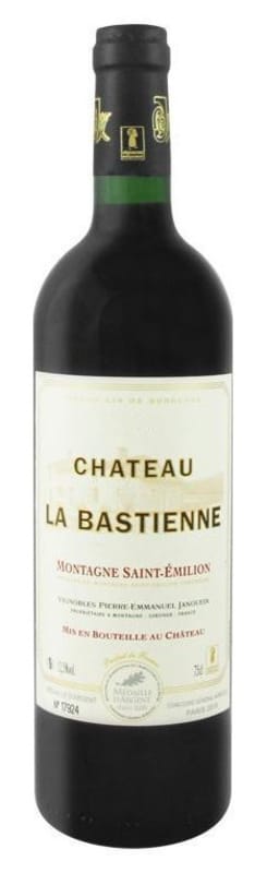 Chateau La Bastienne Montagne-St.-Emilion 2016 Front Bottle Shot