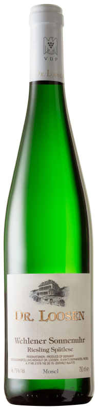 Dr. Loosen Wehlener Sonnenuhr Riesling Spatlese 2020 Front Bottle Shot