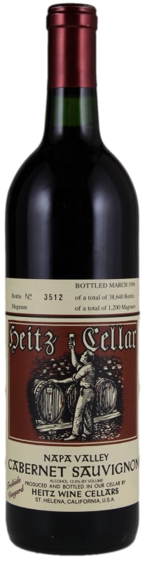 Heitz Cellar Trailside Vineyard Cabernet Sauvignon 2000 Front Bottle Shot