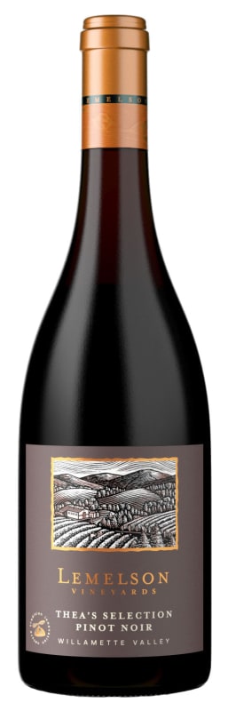 Lemelson Thea's Selection Pinot Noir 2019 Front Bottle Shot