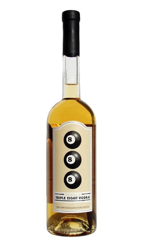 Triple Eight Vanilla Vodka Front Bottle Shot