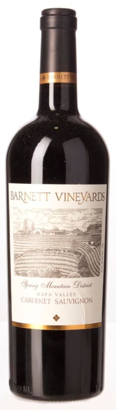 Barnett Vineyards Spring Mountain Cabernet Sauvignon 2017 Front Bottle Shot