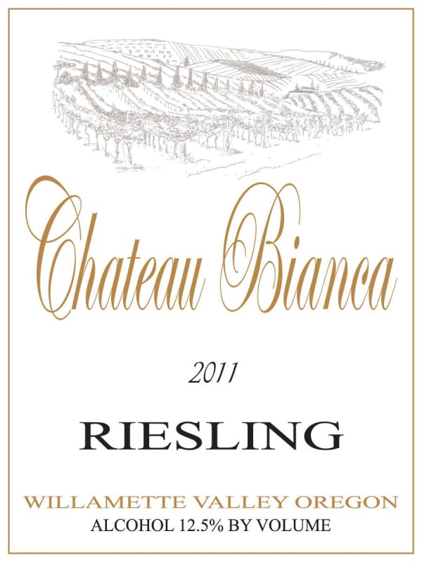 Chateau Bianca Riesling 2011 Front Label