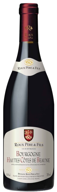 Domaine Roux Pere & Fils Bourgogne Hautes Cotes de Beaune Rouge 2020 Front Bottle Shot