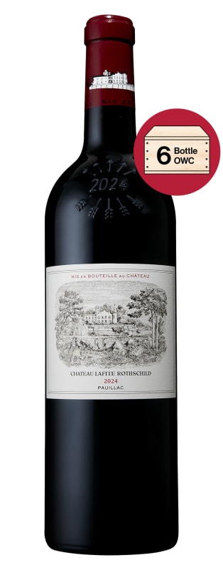 Chateau Lafite Rothschild (6 Bottles in OWC - Futures Pre-Sale) 2024 Front Bottle Shot