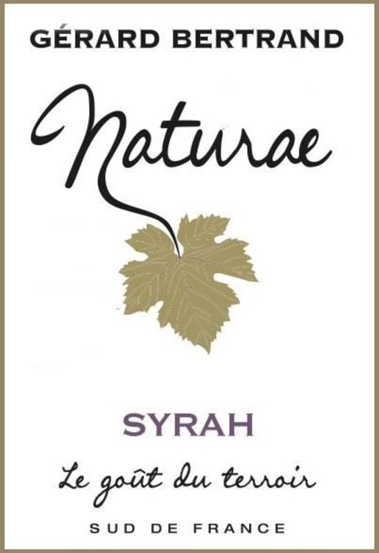 Gerard Bertrand Naturae Syrah 2014 Front Label