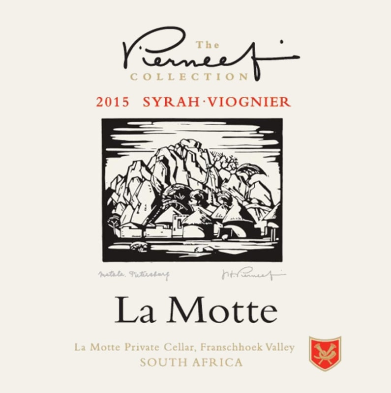La Motte Pierneef Collection Syrah - Viognier 2015 Front Label