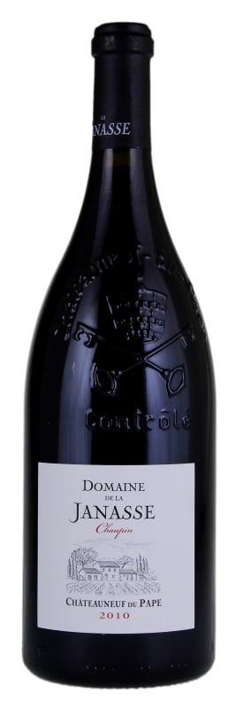Domaine de la Janasse Chateauneuf-du-Pape Cuvee Chaupin (1.5 Liter Magnum) 2010 Front Bottle Shot