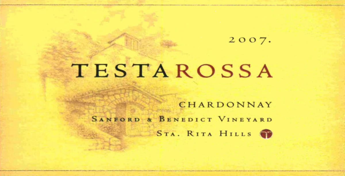 Testarossa Sanford & Benedict Vineyard Chardonnay 2007 Front Label