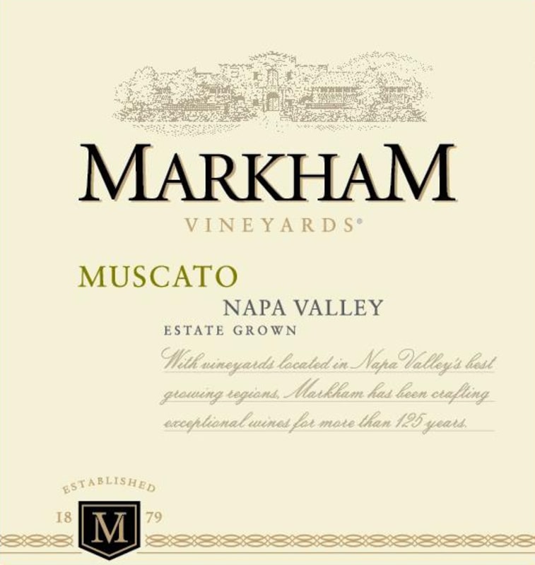 Markham Muscato 2015 Front Label