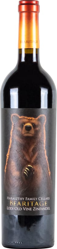 Haraszthy Family Cellars Bearitage Old Vine Zinfandel 2020 Front Bottle Shot