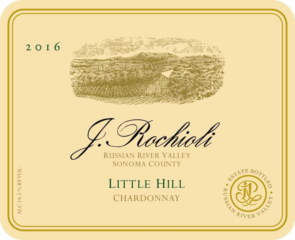 Rochioli Little Hill Vineyard Chardonnay 2016 Front Label