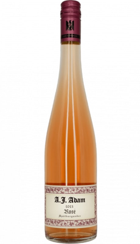 A.J. Adam Mosel Spatburgunder Rose 2021 Front Bottle Shot