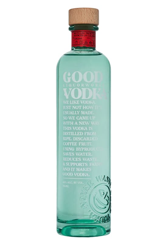Good Vodka Front Bottle Shot