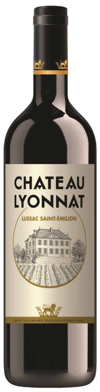 Chateau Lyonnat Lussac Saint-Emilion 2018 Front Bottle Shot
