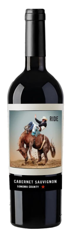 Ride & Ridden Ride Napa Valley Cabernet Sauvignon 2023 Front Bottle Shot