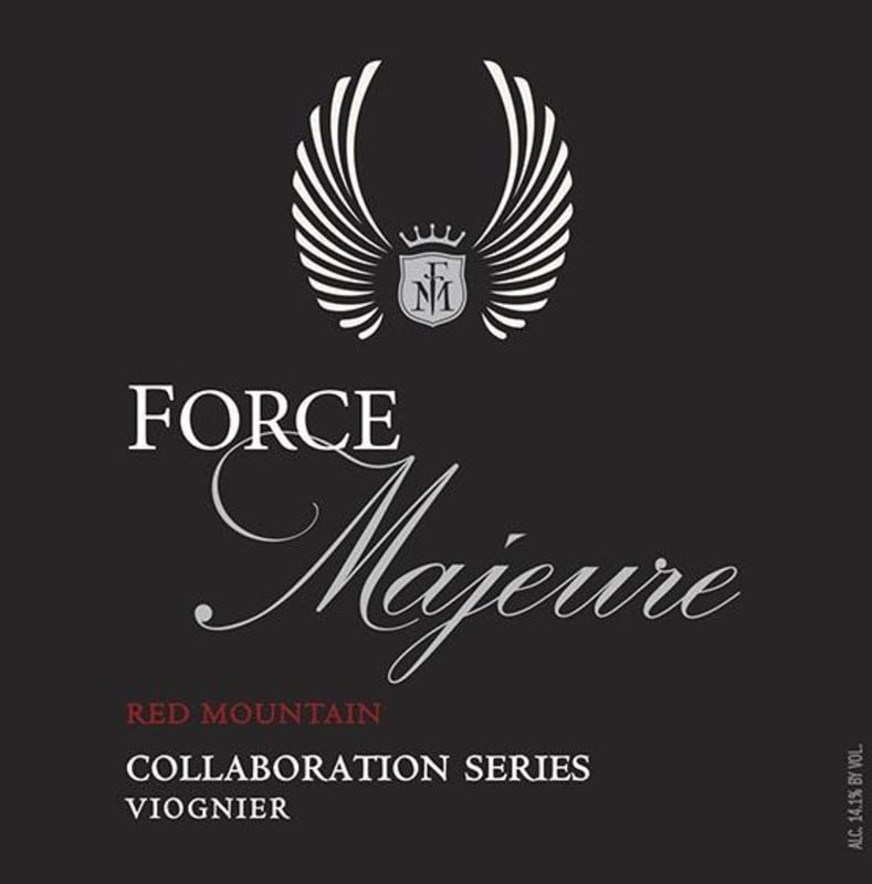 Force Majeure Collaboration Series Viognier 2014 Front Label