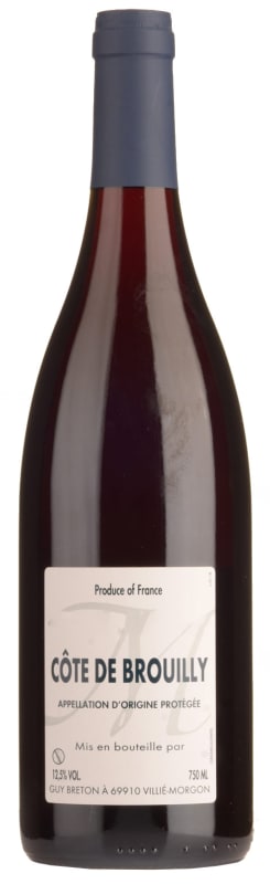 Guy Breton Cote-de-Brouilly 2021 Front Bottle Shot